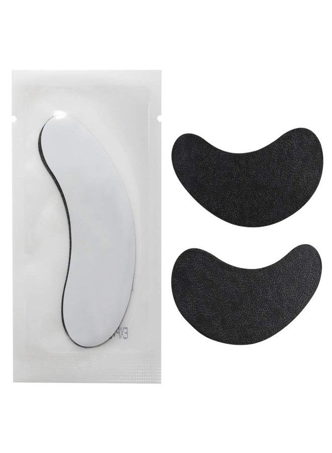 MyAoKuE-UP 100 Pairs Set Under Eye Pads Disposable Eye Gel Patches for Eyelash Extensions Tool Kit, Black Film - Image 2